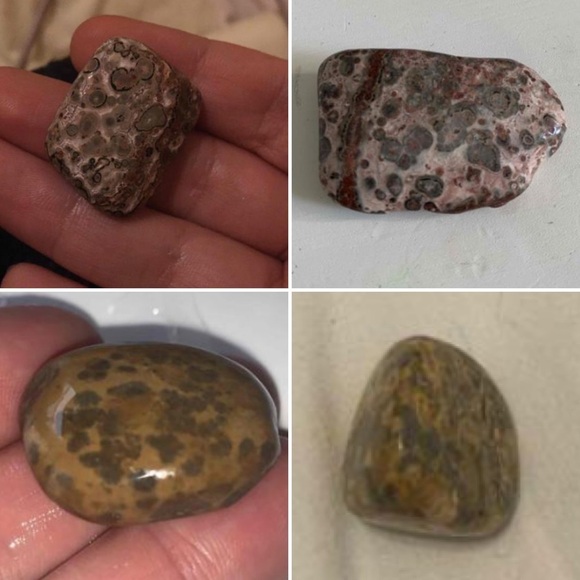 Earth Stone 3 piece Set: NWOT I think it was hand crafted by a local artist - Picture 11 of 17